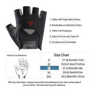 Gants de cyclisme antidérapants et rembourrés pour hommes et femmes, absorbant les chocs, respirants, pour l'été, pour les déplacements en vélo sur route - Product Image 2