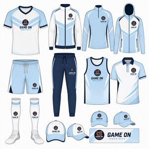Ensemble de maillots de football personnalisés, tenue de football, vêtements de sport, maillot en polyester, pantalon, short, chapeaux, chaussettes, fabrication OEM ODM, vente en gros - Product Image 4