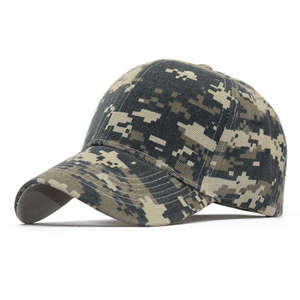 Gorra de Béisbol de Camuflaje de 6 Paneles, Ajustable, de Tela de Sarga, con Cierre de Velcro, para Uso Casual de Adultos - Product Image 2