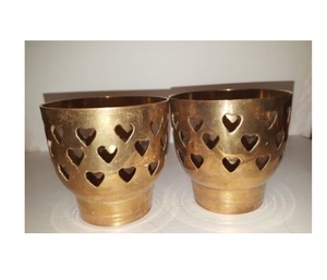 <b>Marvelous</b> Design Brass Fruits Bowl Basket Home Decor Wedding <b>Gift</b> Luxury Tableware Centerpiece Heart Cutting Fruits Bowl - Product Image 6