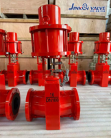 Vanne à pince pneumatique industrielle à manchon en caoutchouc pour boues, à commande manuelle et à commande pneumatique, à brides, pour applications minières et eaux usées