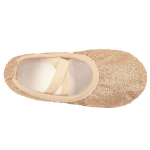 Chaussures de danse pour spectacle sur scène, chaussures ethniques douces dorées en forme de patte de chat, chaussures de danse de ballet pour femme, chaussures de danse pour femme. - Product Image 5