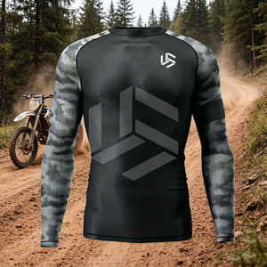 Camiseta de Compresión Estilo Sublimado OEM para Hombre, Camiseta Deportiva Ajustada y Elástica, Camiseta Deportiva para Fitness, Camiseta Deportiva para Hombre - Product Image 2