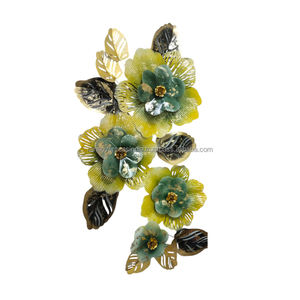 Recién llegado, arte de pared Floral de hierro, decoración colgante de pared de Metal para sala de estar, oficina, dormitorio, Hotel, disponible en diseño múltiple - Product Image 2