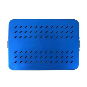 Surgery Silicone Disinfection <b>Box</b> Tools Aluminum Sterilization <b>Box</b> Large Size Dual <b>Locking</b> System Sterilized <b>box</b> CE - Product Image 2