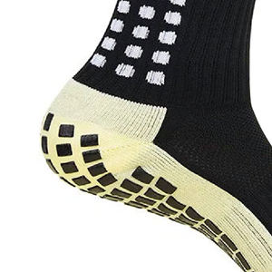 Chaussettes de football antidérapantes personnalisées de haute qualité, en coton, avec impression en silicone et caoutchouc, antidérapantes, pour le sport, le football, les athlètes, pour hommes - Product Image 6