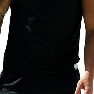 Mens Black Mesh Gym Tank Top Sleeveless <b>Athletic</b> Workout Shirt Breathable Fitness Training Sportswear Apparel - Product Image 6