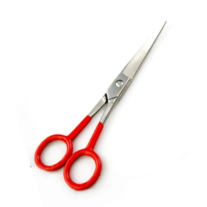 Ciseaux professionnels en acier inoxydable pour coiffeurs - Grade A+ Ciseaux de barbier pour droitiers à pointe arrondie 32 dents Moyen - Product Image 4