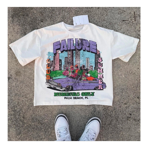 เสื้อยืดคอตตอนคุณภาพสูงสำหรับผู้ชาย ทรงบ็อกซี่ หนานุ่ม พิมพ์ลายได้ตามต้องการ พร้อมโลโก้สั่งทำ - Product Image 1