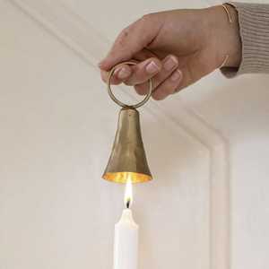 ที่ดับเทียนสแตนเลสพร้อมปลายระฆังสำหรับตกแต่งบ้าน - Product Image 1