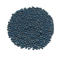 Bentonite bleue, granulés ronds et lisses, graviers pour l'agriculture et les engrais ou litière pour chat en bentonite ronde multicolore