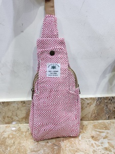 Sac bandoulière en chanvre naturel à motif perlé avec fermeture éclair, décontracté, pour usage quotidien, écologique - Product Image 4