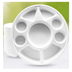 New Disposable Multi <b>Compartment</b> <b>Plate</b> for Outdoor Parties and Picnic Dining 9 <b>Compartment</b> Meal <b>Plates</b> Bagasse Dinner Food 2026 - Product Image 1