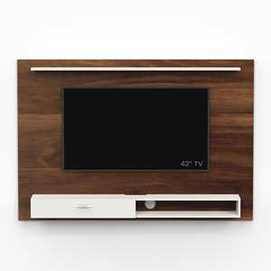 Mueble de TV Moderno Lami de Madera Sintética con Estantes para Libros y Exhibición Decorativa para Dormitorio y Sala de Estar - Product Image 1