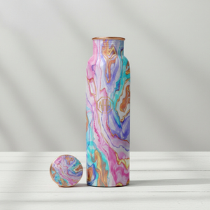 Botella de Agua de Cobre con Números Coloridos |   Vajilla Esmaltada Ecológica a Prueba de Fugas con Diseños Impresos para Niños, Hogar y Gimnasio, Exportador Mayorista - Product Image 5