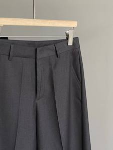 Pantalones de Vestir de Cintura Alta para Mujer, Diseño de Crepé, Pantalones Casuales para Mujer, OEM ODM - Product Image 2