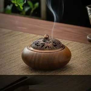 Metal Wooden Handmade Classic Design Incense <b>Burner</b> New Design Wood Incense Holder Cheap Price Home Decor Wooden Incense Holder - Product Image 5