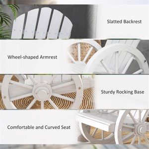 White Garden Lounge Chairs for Outdoor Leisure - Product Image 5
