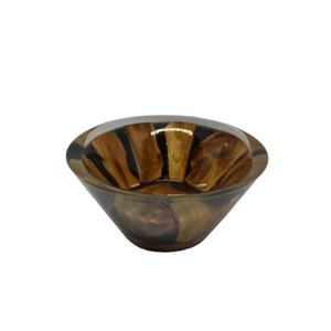 Cuenco para servir comida de cocina casera de estilo único, cuenco para mezclar de resina de madera de tamaño mediano redondo hecho a mano de calidad Superior - Product Image 1