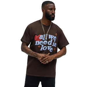 T-shirt Ringer Homme Oversize à Épaules Tombantes 100% Coton OEM avec Impression Numérique Personnalisée, Écologique, Séchage Rapide et Respirant - Product Image 2