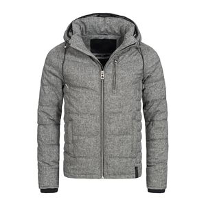 Men’s Winter Warmth Hooded Quilted Puffer Jacket <b>Cloud</b> Layer Puffer Jacket - Product Image 6