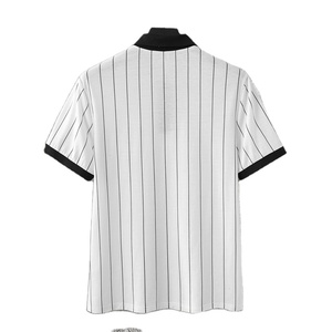 เสื้อโปโลแขนสั้นลายทางสำหรับผู้ชาย,เสื้อโปโลสำหรับผู้ชายเสื้อโปโลสไตล์สตรีทสำหรับผู้ชายเสื้อผ้าสำหรับฤดูร้อน - Product Image 2