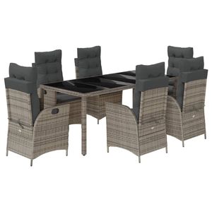 Conjunto de Comedor para Jardín en Gris Oscuro - Product Image 2