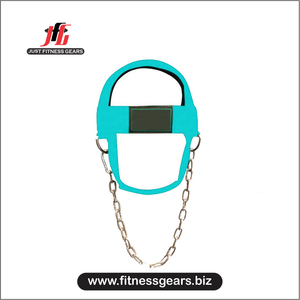 JUST FITNESS GEARS Harnais de tête de rameur professionnel en cuir de vachette respirant avec motif solide – Robuste et personnalisable pour le sport - Product Image 6