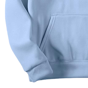 Sweat-shirt à capuche noir pour homme avec logo personnalisé imprimé, coupe oversize, poche avant, matière épaisse, décontracté, vente en gros - Product Image 3