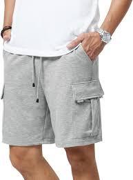 กางเกงขาสั้นคาร์โก้ผ้าเจอร์ซีย์เนื้อพิเศษ – ผ้าคอตตอนผสม 280 GSM – กระเป๋าข้างแบบมีฝาปิด – เอวยางยืด คุณภาพส่งออก - Product Image 3