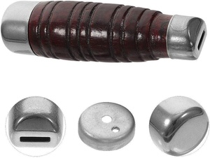Couteau à lame fixe DIY haut de gamme, manche en bois, lame en acier au carbone, ambidextre, finition polie, compatible lave-vaisselle, vente en gros de couteaux - Product Image 4