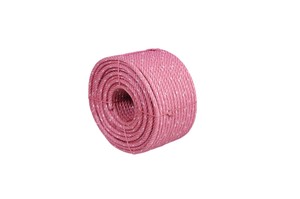 Cuerda de amarre trenzada de 3 cabos de poliéster reciclado y reutilizado de fábrica india, estructura trenzada de 3 cabos - Product Image 1