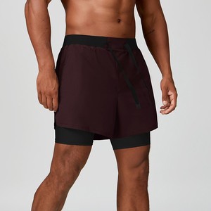 Pantalones Cortos Deportivos 2 en 1 de Secado Rápido para Hombre, Personalizados, para Entrenamiento, Gimnasio, Pickleball, Pádel, Tenis, con Bolsillos con Cierre - Product Image 1
