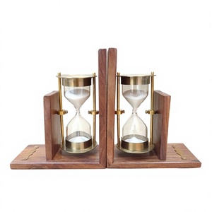 Brass Gold-Plated Round <b>Sand</b> <b>Timer</b>-Tableware for Father's Day and Chinese New Year - Product Image 1