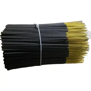 Più alta qualità nero crudo agarbatti all'ingrosso nero 8,9 pollici bastoncino di incenso miglior prezzo fornitore del Vietnam