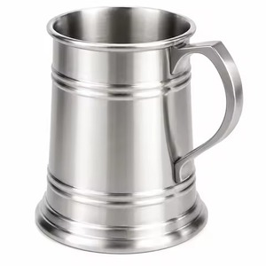 Nouvelles tasses en laiton avec poignée, design minimaliste, texture martelée et côtelée, double paroi isolée - Product Image 5