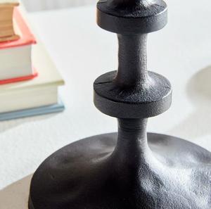 Dinner Ready Modern <b>Black</b> <b>Candlestick</b> Holder Set Durable Home Decoration - Product Image 2