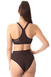 Conjunto de Ropa de Baile para Mujer con Cuello Alto y Pantalones de Cintura Alta, Transpirable, para Verano, Atuendo de Moda para Espectáculos, Servicio OEM - Product Image 2