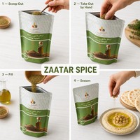 Sachets d'emballage personnalisés imprimés numériquement avec fermeture éclair pour épices, herbes aromatiques et emballage alimentaire