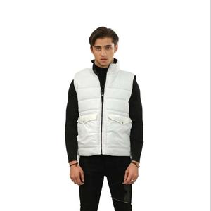 Vestes sans manches matelassées pour hommes, style mode personnalisé, hiver, décontracté, col montant, matelassées, sans manches - Product Image 1
