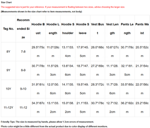 Ensemble de survêtement pour filles de 8 à 12 ans, sweat à capuche court avec débardeur et pantalon de survêtement, idéal pour les sports décontractés en plein air, les entraînements et la course à pied - Product Image 6