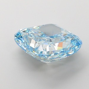 Diamante Sintético Azul de Laboratorio de 10.08 Quilates, Corte Cojín, Claridad VVS2, Pulido EX, Color Azul Intenso, de Primera Calidad - Product Image 2