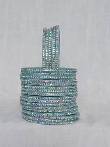 Bracelets tendance multicolores en cristal, strass et imitation perle, souples et empilables, pour femmes et filles, bijoux de mode pour mariage - Product Image 3
