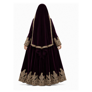 Vestido Maxi Tradicional Indio-Pakistaní para Mujer, Largo hasta el Suelo, con Bordado de Espejos, Corte Holgado, para Bodas, Estilo Afgano Kuchi - Product Image 5