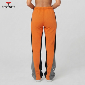 Pantalones Deportivos Casuales de Invierno para Mujer, con Cintura Elástica, 100% Algodón Ecológico, Estilo Flare, Satinados, Precio al por Mayor - Product Image 2