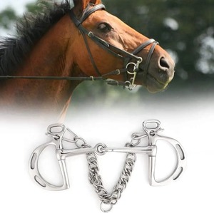 Morso Articolato in Acciaio Inossidabile da 125mm per Cavalli, per la Cura e il Divertimento Equino - Product Image 3