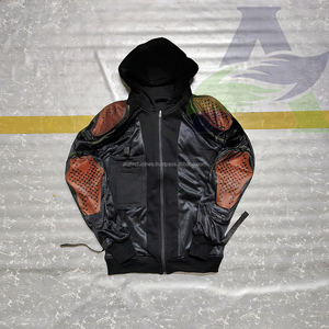 Sweat à capuche de moto imperméable de haute qualité avec doublure renforcée résistante à l'abrasion et anti-coupure, sweats à capuche de motard en kevlar - Product Image 6