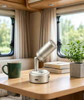 Lampe de lecture LED 12V pour camping-car, lampe de chevet rotative à intensité variable avec charge rapide USB Type-C pour camping-car, caravane