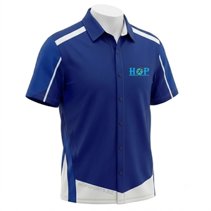 Chemise technique boutonnée pour moto, uniforme de course, vêtements d'extérieur, logo personnalisé, chemise de course F1 - Product Image 1