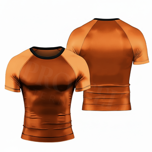 เสื้อรัดรูปสำหรับฝึกซ้อม ระบายอากาศ แห้งเร็ว สวมใส่สบาย ขายส่ง รับออกแบบลายพิมพ์และปักเอง เสื้อยืดว่ายน้ำ - Product Image 5